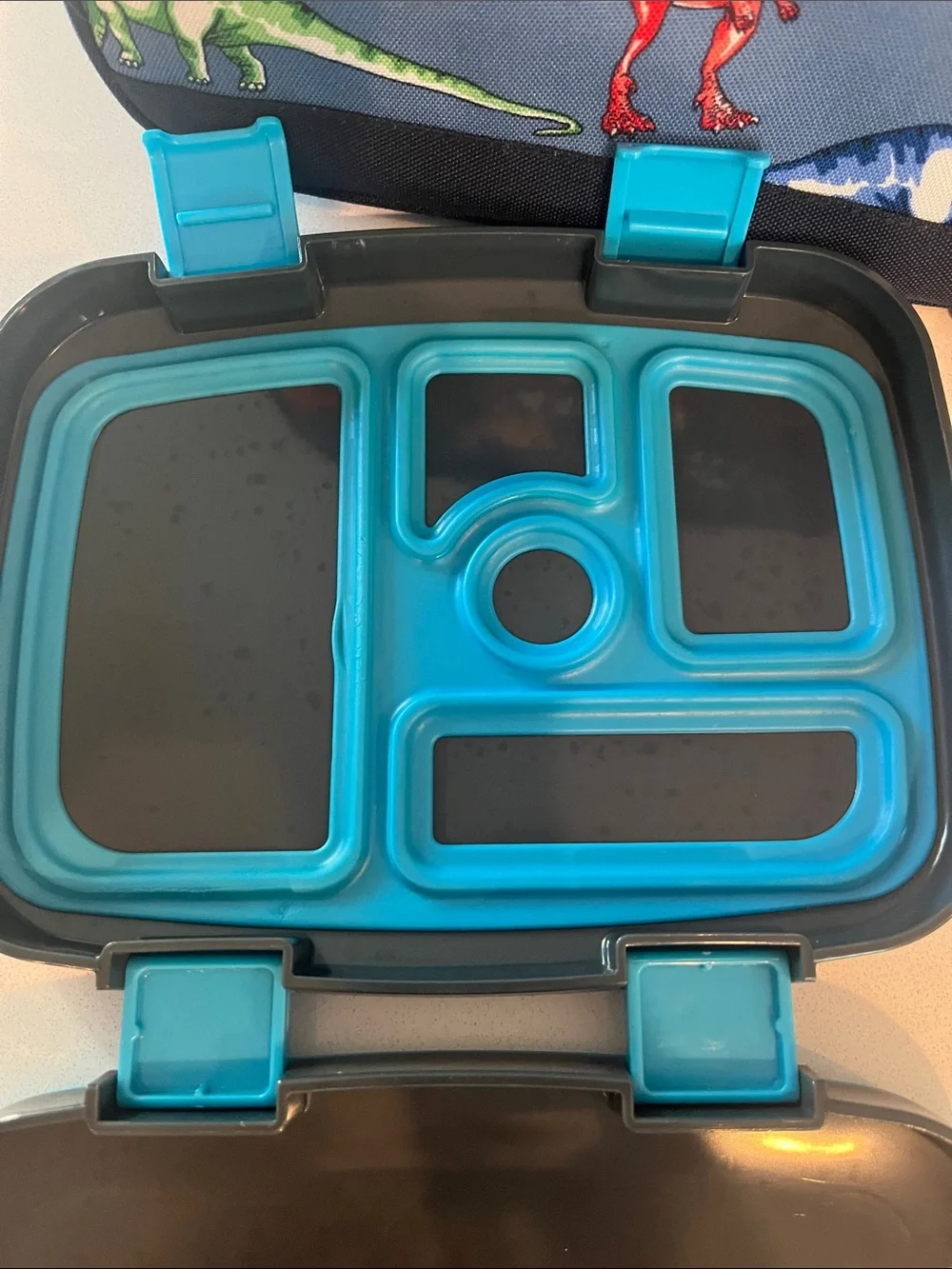 Pottery Barn Kids Dinosaur Lunchbox and Bentgo Dinosaur Lunchbox